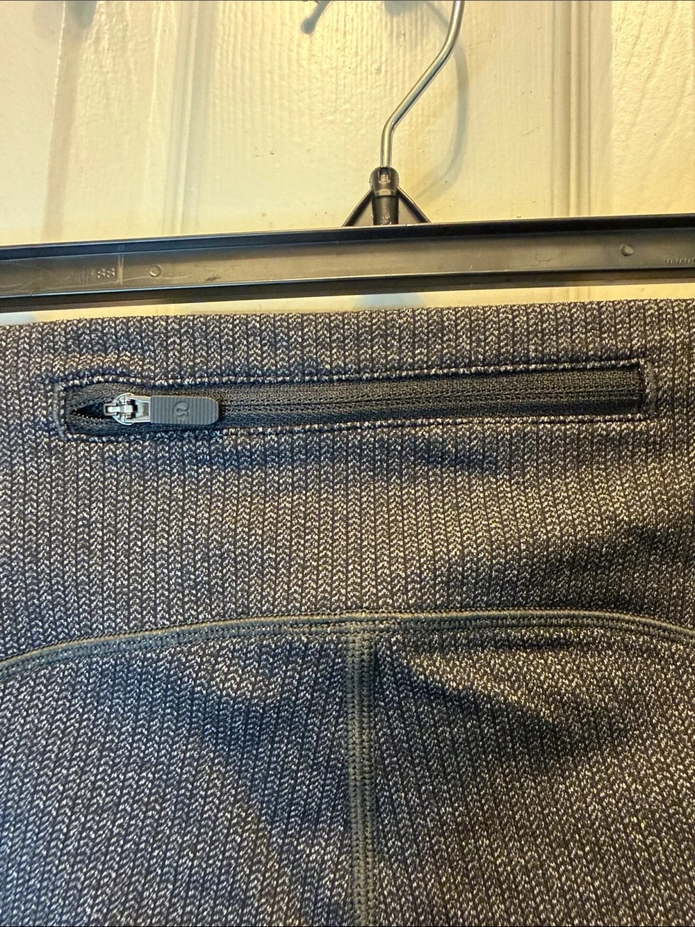 lululemon athletica Dark Charcoal Ribbed High-Waist Leggings with Side Pockets